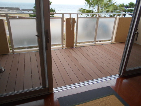 ウッドデッキ設置工事